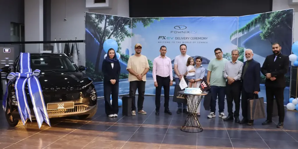 تحویل خودرو اف ایکس برقی