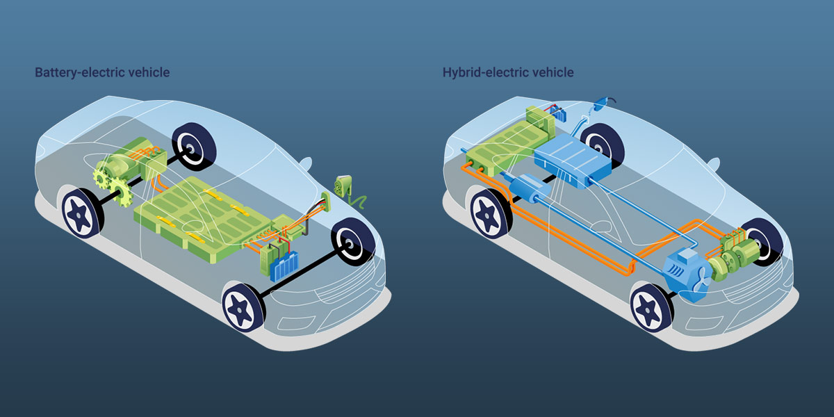 خودرو هیبریدی و برقی